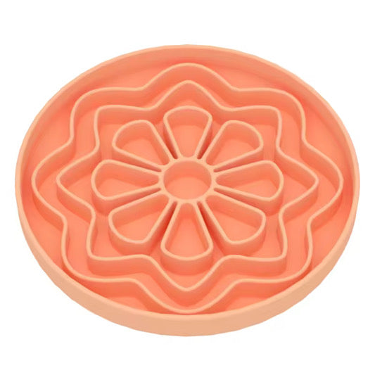 Luxe Peach Flower - Slow Feed Bowl