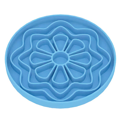 Luxe Blue Flower - Slow Feed Bowl