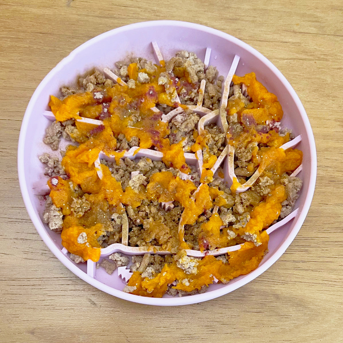 Luxe Mulberry Mountain Light - Slow Feed Bowl