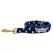 Classic Navy Spot - Dog Lead