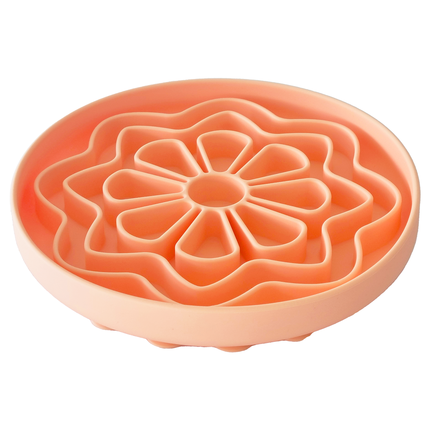 Luxe Peach Flower - Slow Feed Bowl