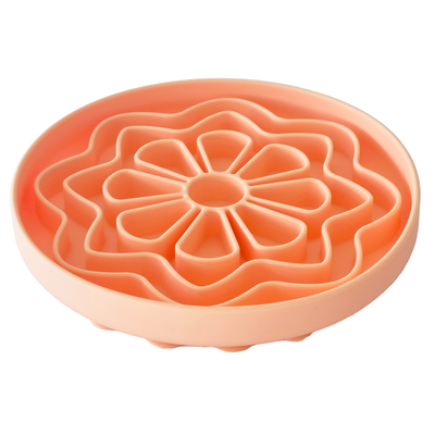 Luxe Peach Flower - Slow Feed Bowl