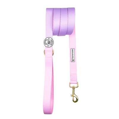 Pastel Pink / Lavender - Luxe Dog Lead