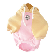 Pink & Caramel Dog Hoodie