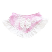 Pink Gingham Bandana-LARGE