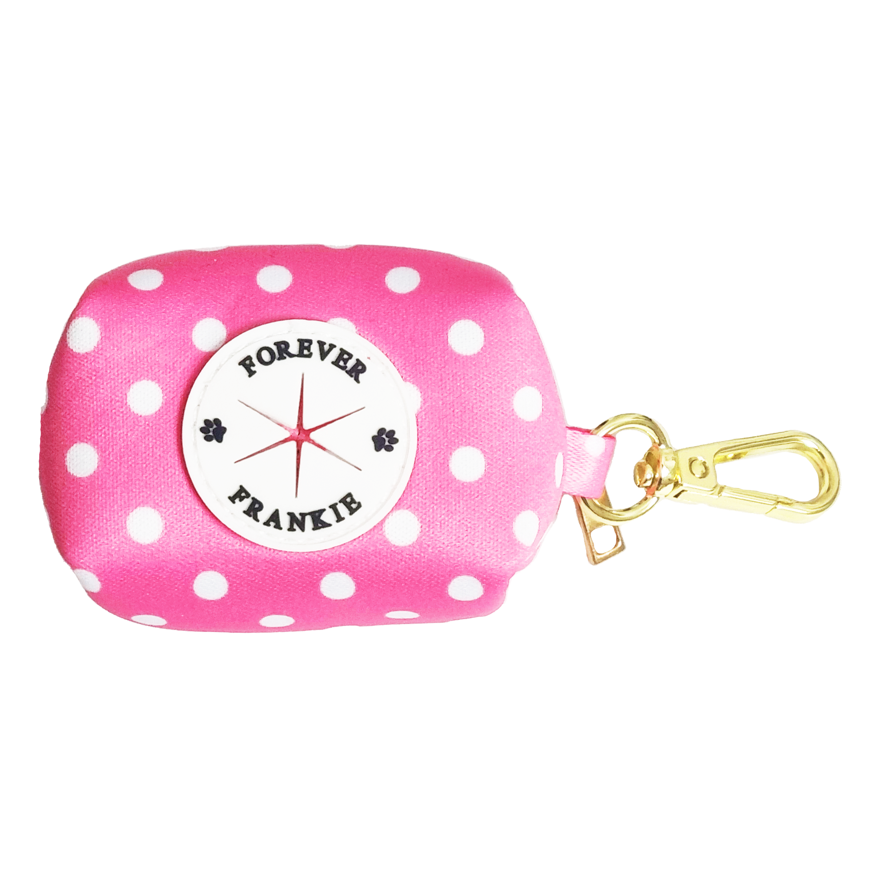 Classic Pink Spot - Poop Bag Holder