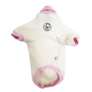 Cream Cord with pink - Dog Skivvy