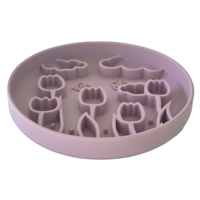 Luxe Plum Tulip Sky - Slow Feed Bowl