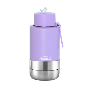 Lavender Portable Bottle with Sippy Straw Lid