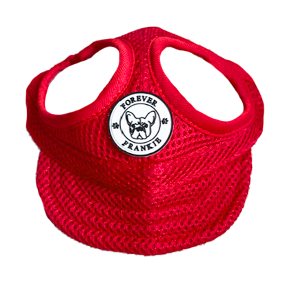 Mesh Dog Cap - Red