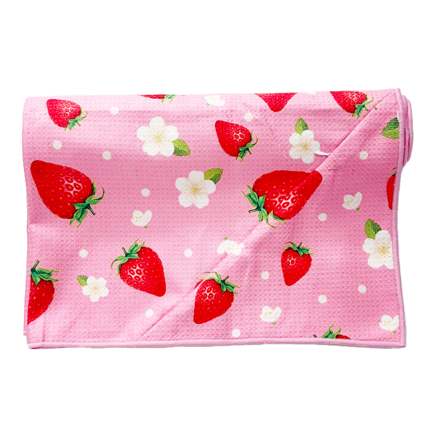 Luxe Strawberries & Cream - Human Beach & Bath Towel