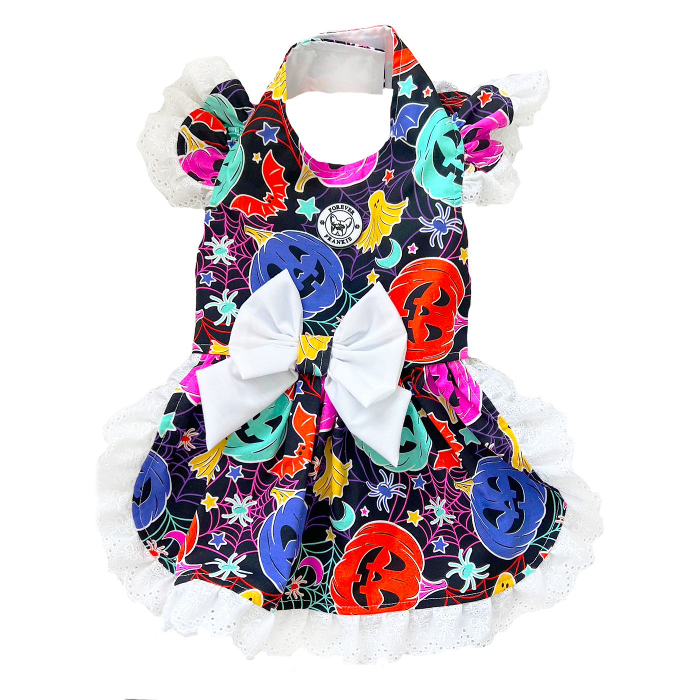 Monsta Mash Up - Halloween  Dog Dress with bow (Limited Edition)