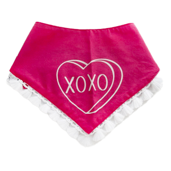 'XOXO' Bandana - Red-MED/LARGE