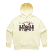 Human Butter 'Relaxed' Hoodie  (French Bulldog Mum)- End of Line