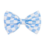 Sky Blue Check - Bow Tie