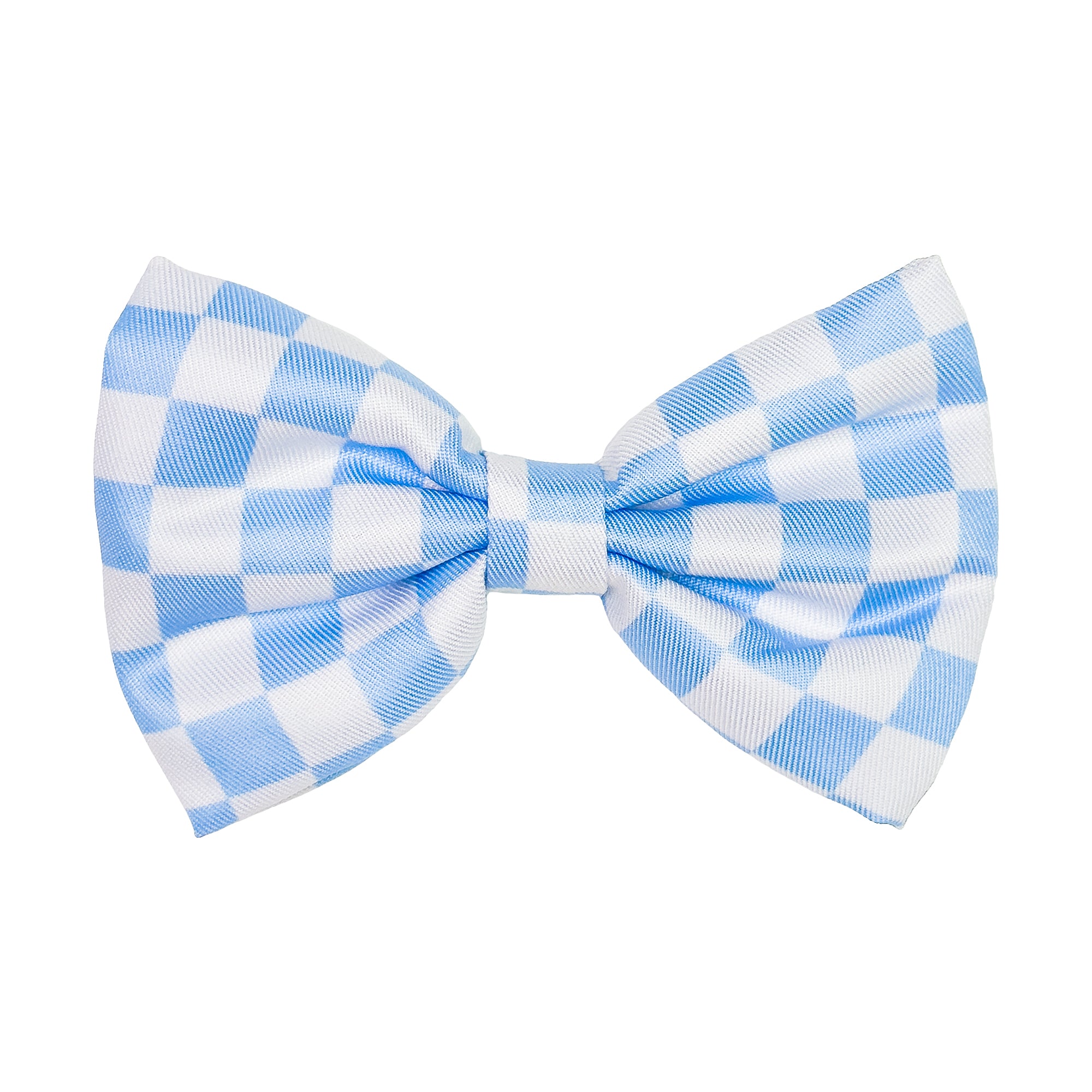 Sky Blue Check - Bow Tie
