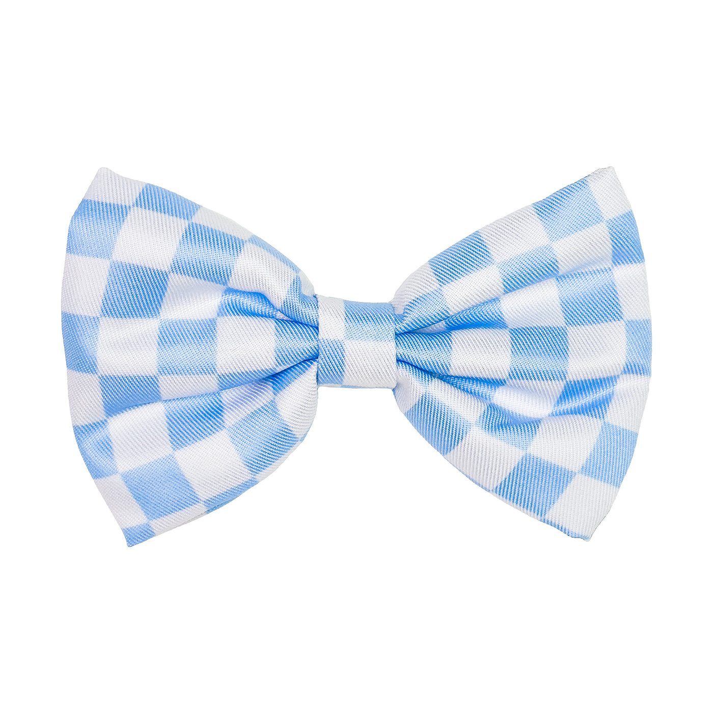 Sky Blue Check - Bow Tie