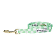 Green Check - Luxe Dog Lead