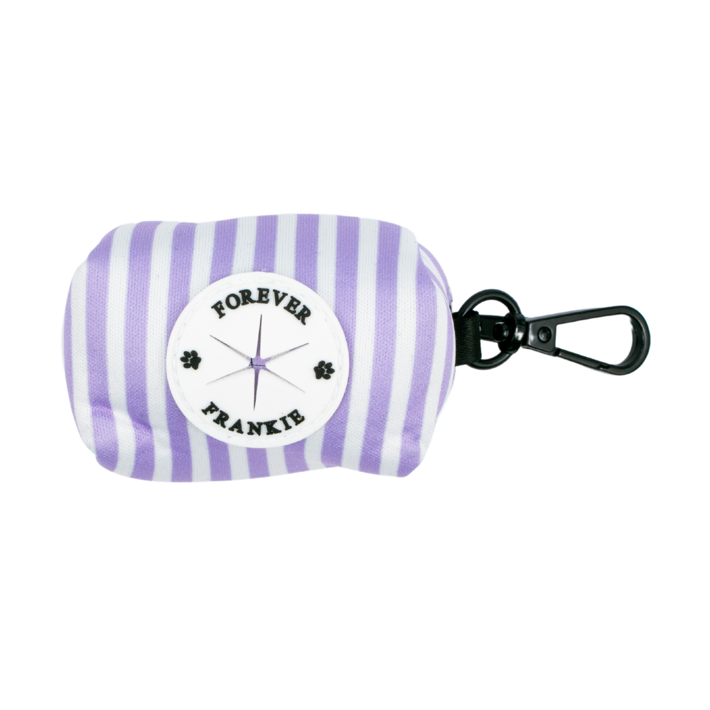 Purple Candy Stripe - Poop Bag Holder