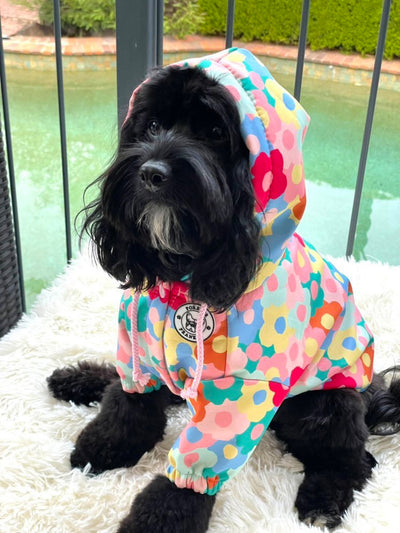Summer Floral - Dog Rain Jacket