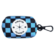 Blue Checkers - Poop Bag Holder