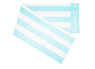Blue Candy Stripe - Beach & Bath Towel