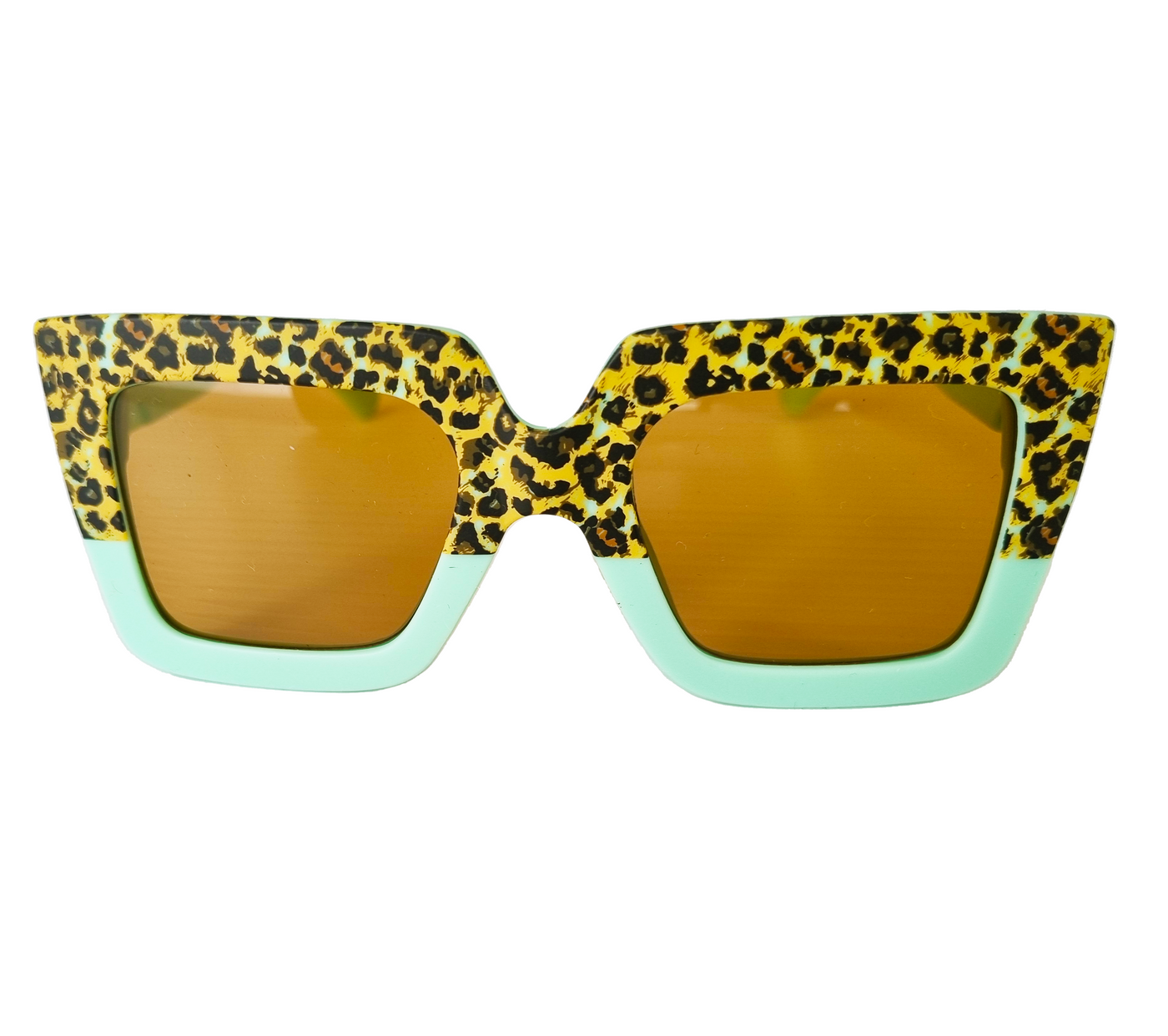 Dog Fashion Sun Glasses - Lime Leopard