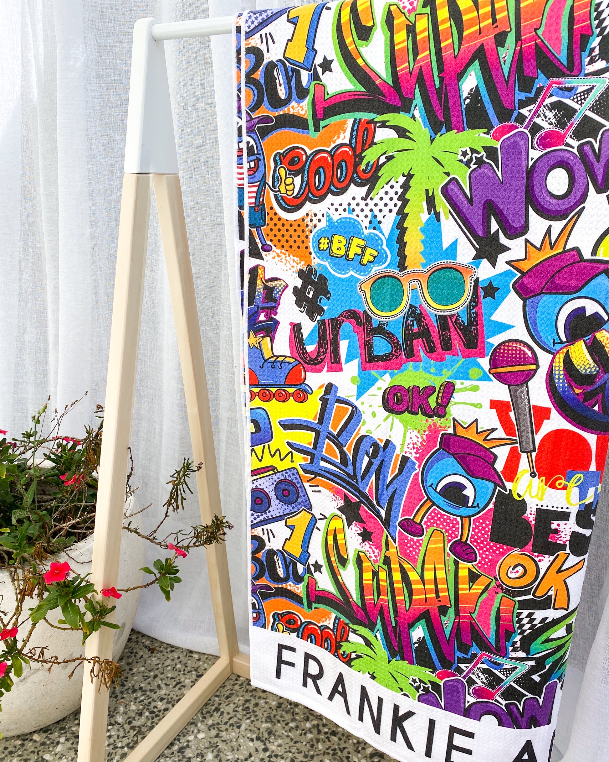 Graffiti Beach & Bath Towel