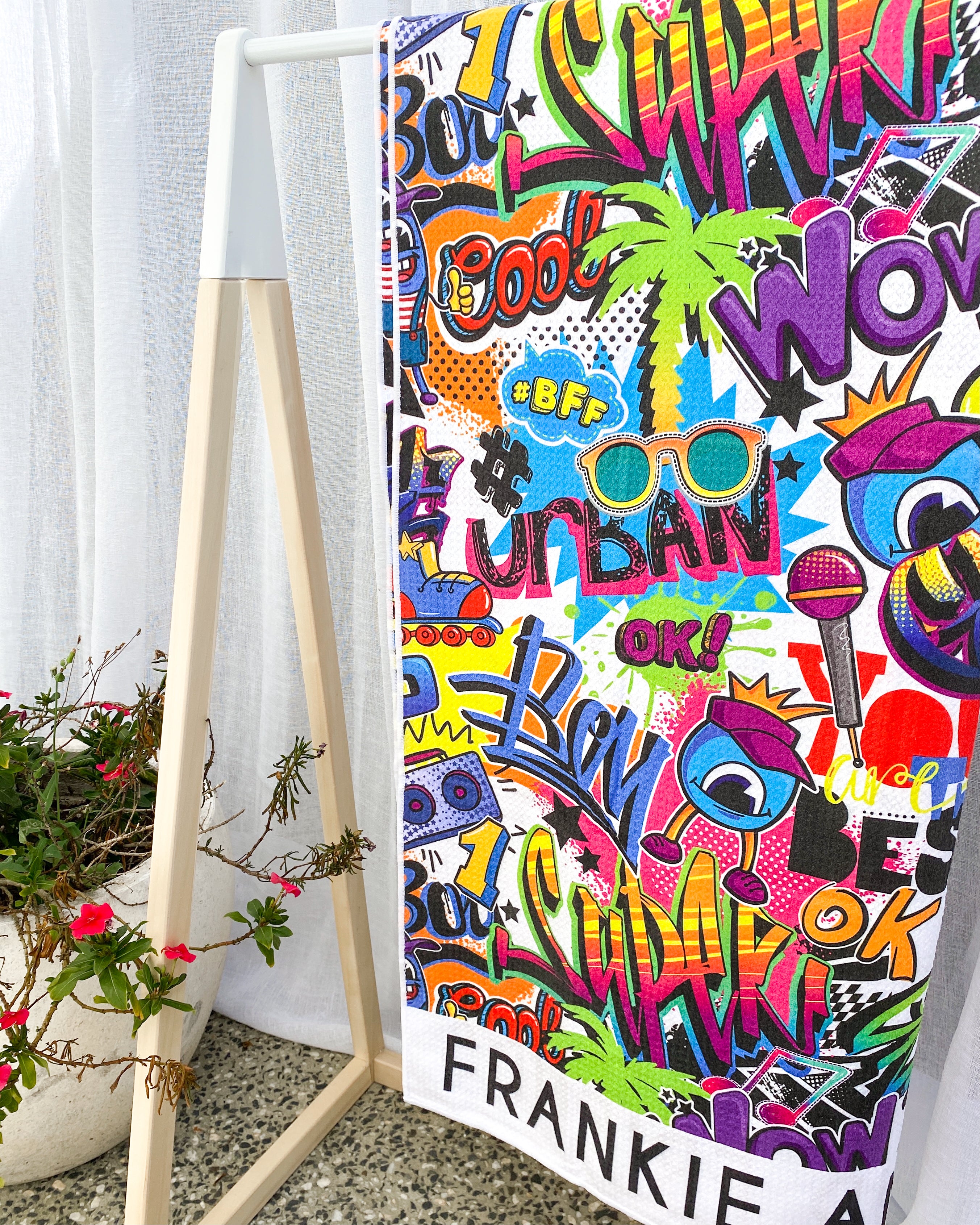 Graffiti Beach & Bath Towel