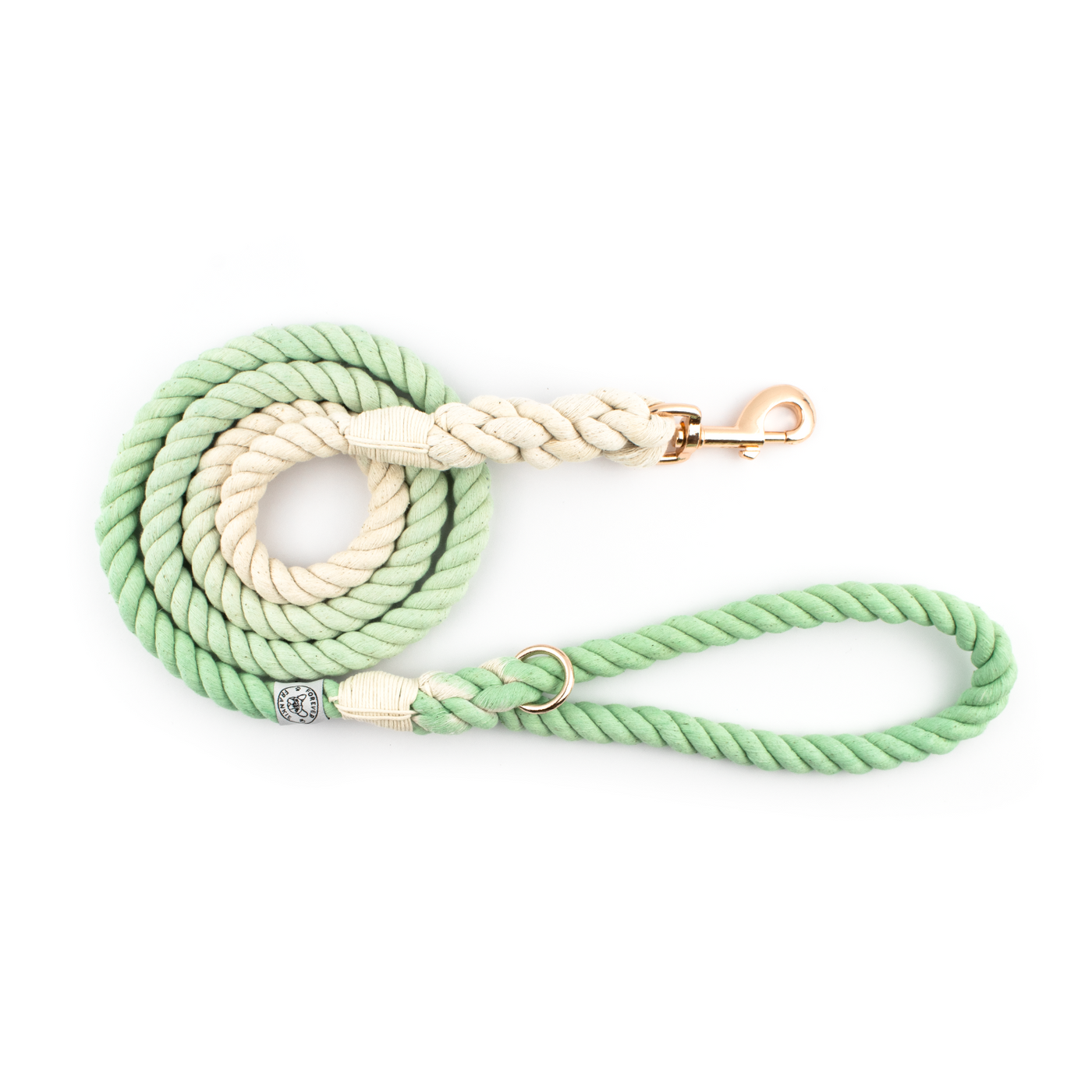 Ombre Mint Green - Rope Dog Lead