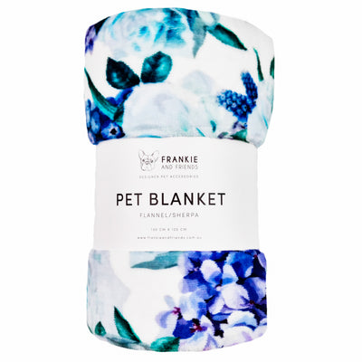 Purple Floral - Extra Soft Pet Blanket