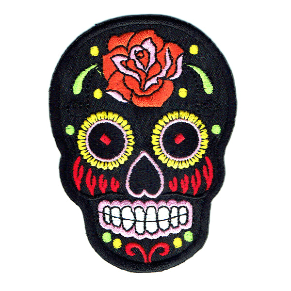 Transfers - Iron on - 'Rose Sugar Skull '