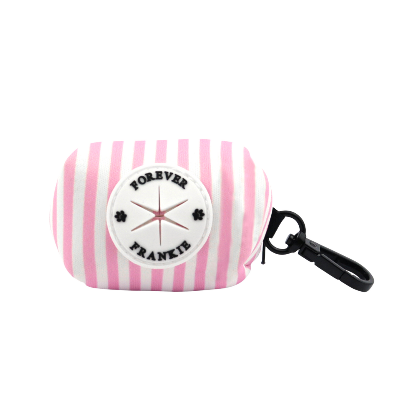 Pink Candy Stripe - Poop Bag Holder