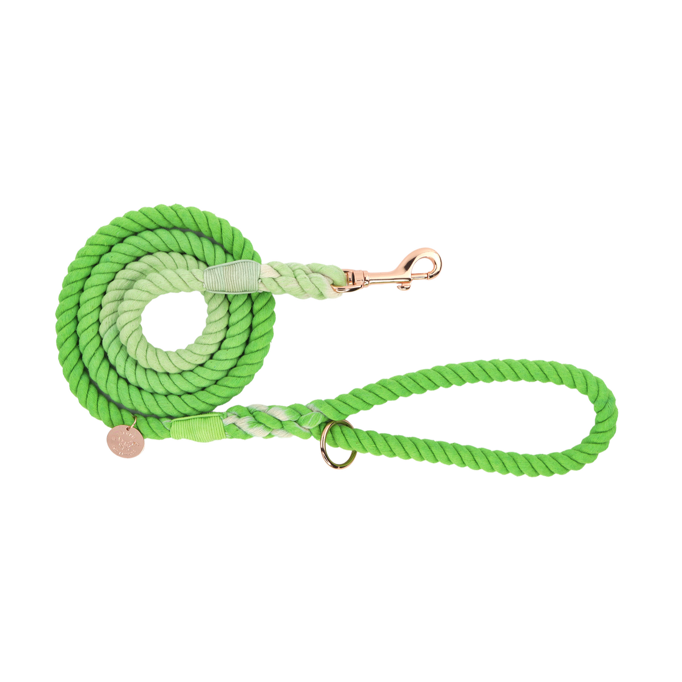 Green Ombre - Rope Dog Lead
