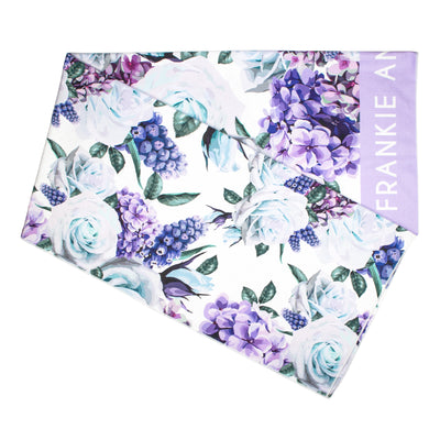 Purple Floral - Beach & Bath Towel - End Of Line