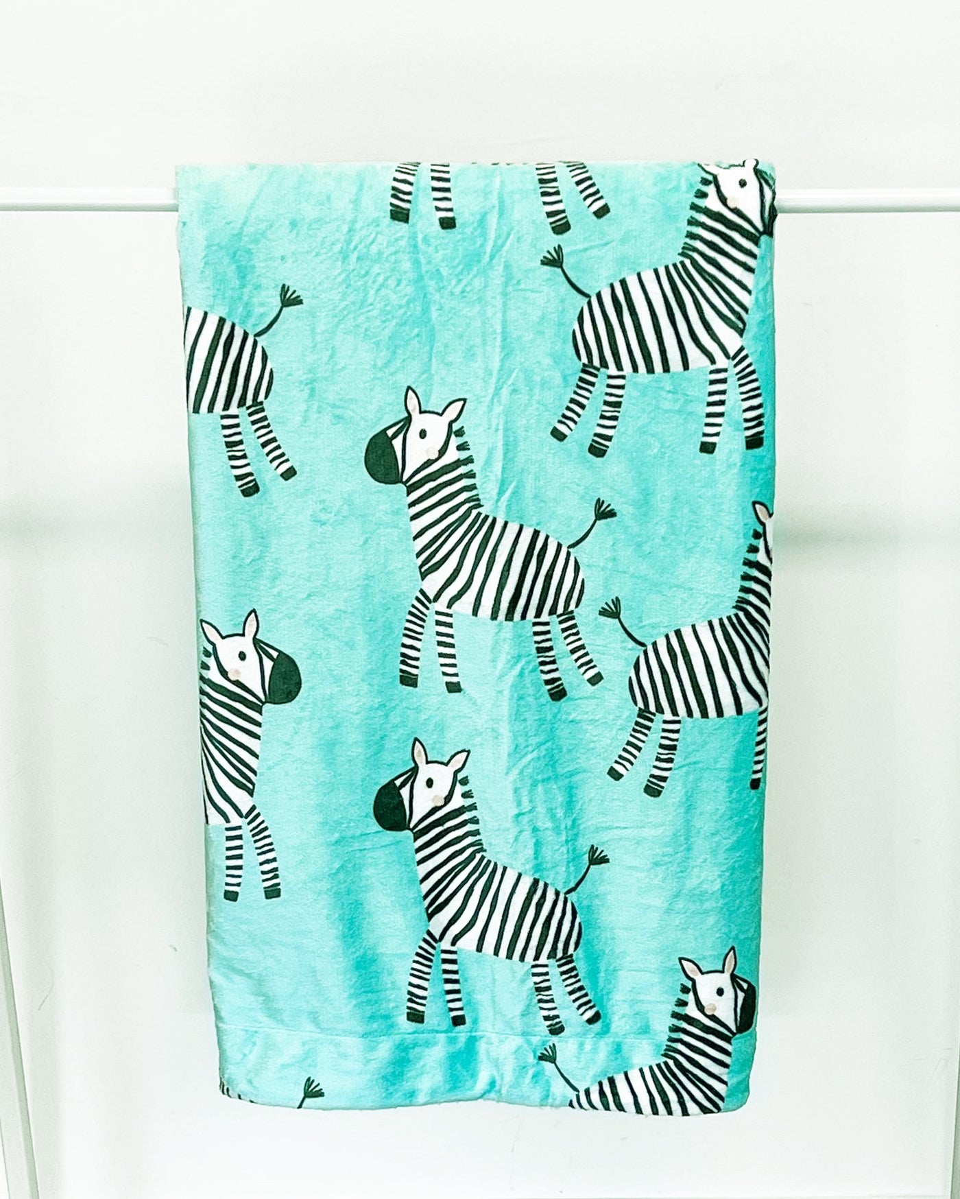 Mint Zebra - Extra Soft Pet Blanket
